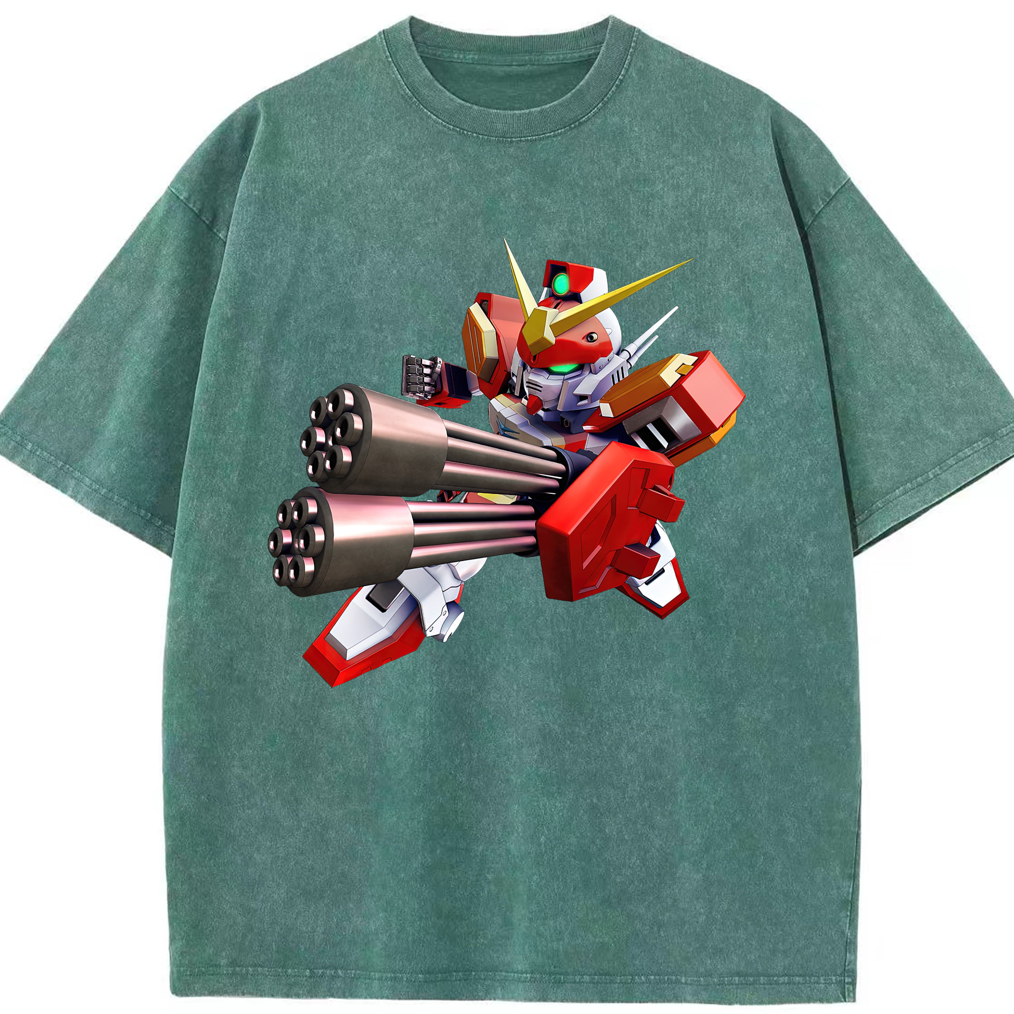 （画像用） 機動戦士ガンダム Mobile Suit Gundam 綿100% ヴィンテージ風 半袖Tシャツ（フロントプリント）